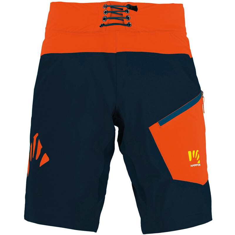Karpos Val Di Dentro Bermudy tmavomodré/oranžové/lava falls 58443719
