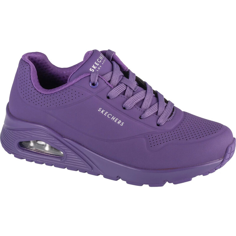 Fialové dámske tenisky Skechers Uno-Stand on Air 73690-PUR 57040899