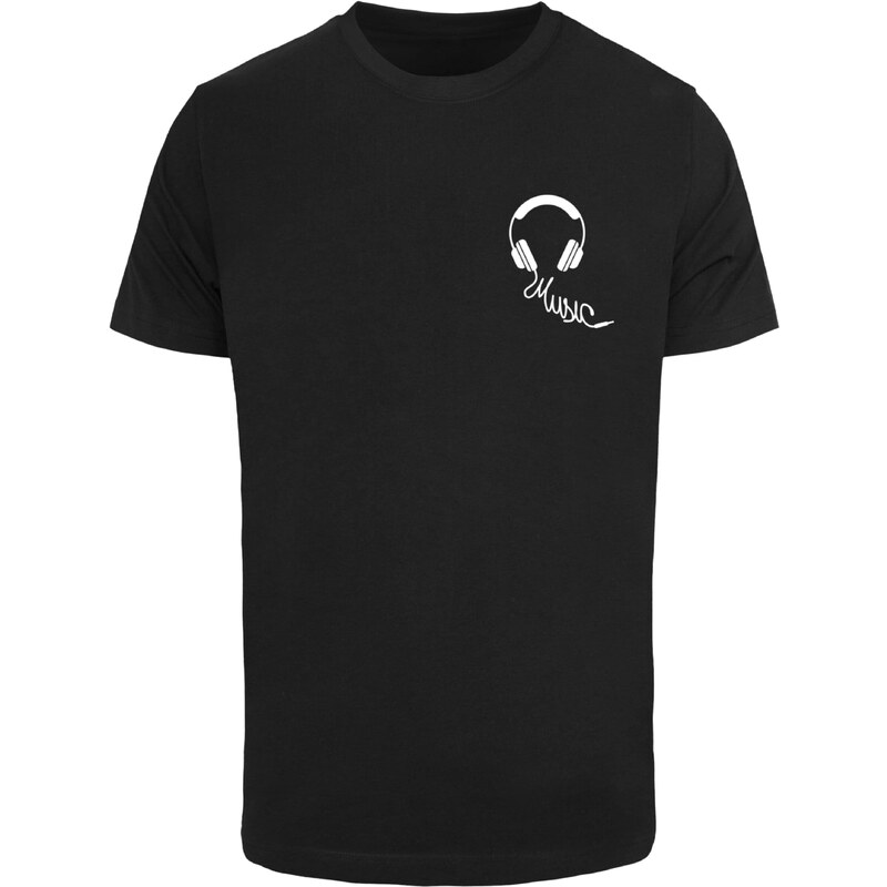 Mister Tee Tričko Melodic čierna / biela 57047687