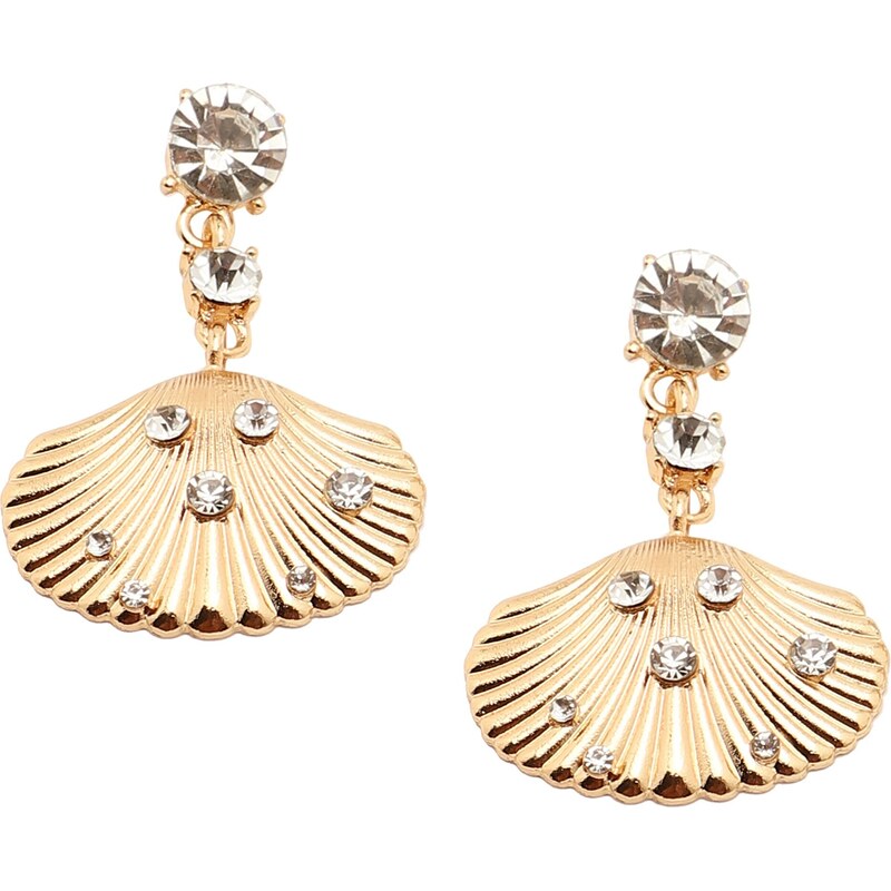 SOHI Náušnice Coralie zlatá / strieborná 57047825