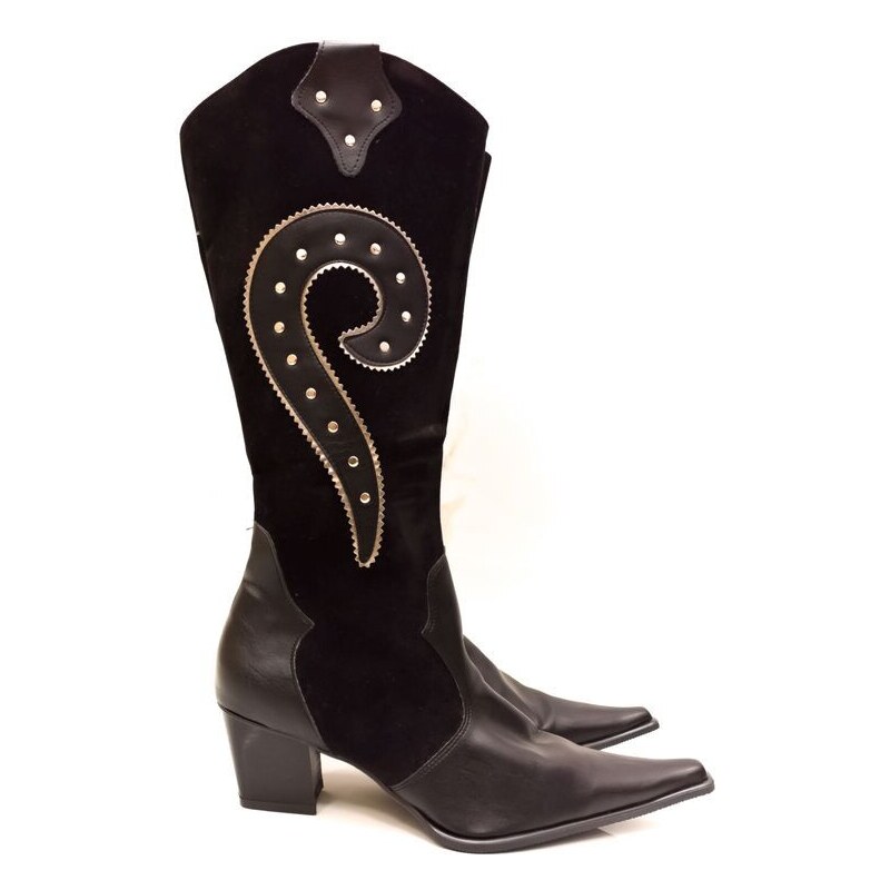 Dámske čierne čižmy TH59 57054462