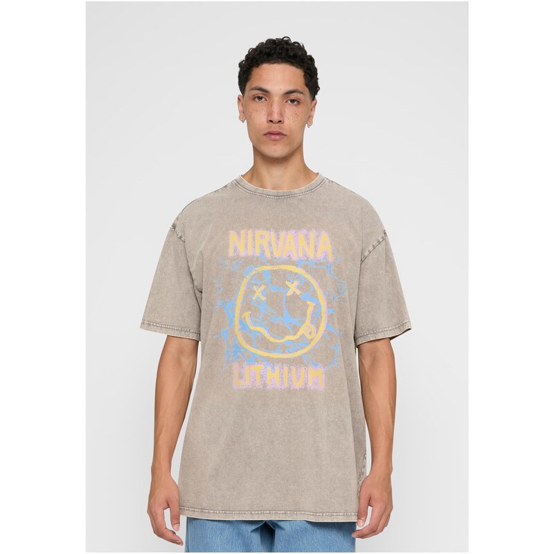 Mister Tee Mens T-shirt Lithium Oversize gray-beige 57060064