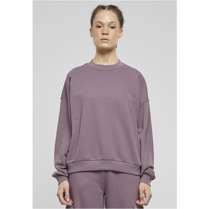 Urban Classics Womens Oversized Terry Sweatshirt Purple 57060060