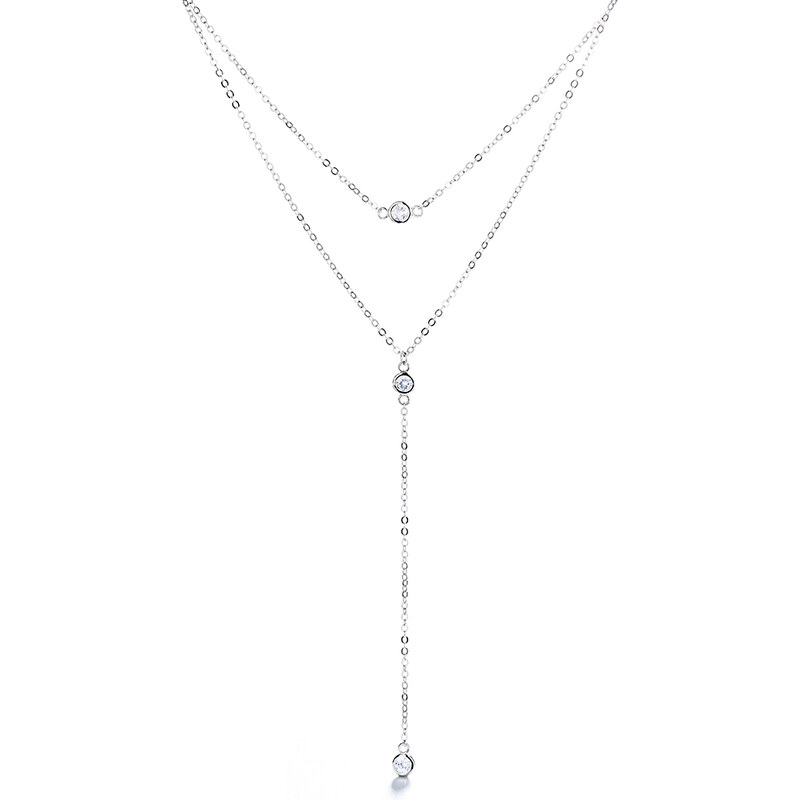 MAJYA Strieborný prívesok s retiazkou GINA 11078 64756357