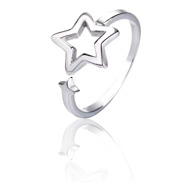 MAJYA Strieborný prsteň STARLET 11076/6 64582065