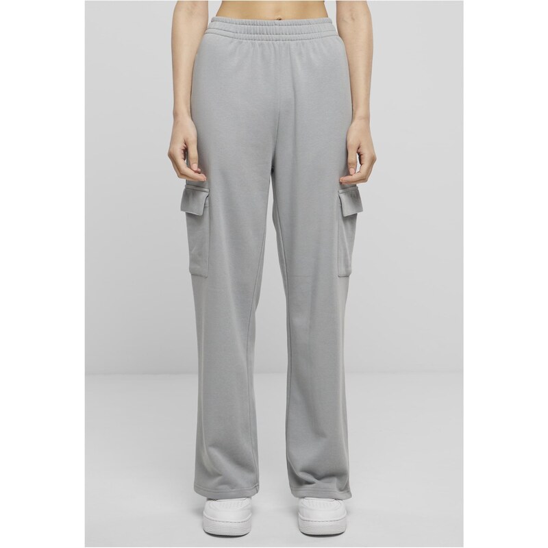 Urban Classics Womens Baggy Light Terry sweatpants in light asphalt 57075481