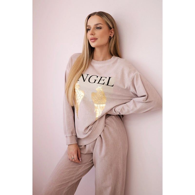 Kesi Bavlnený komplet Angel - mikina + tepláky 64235376