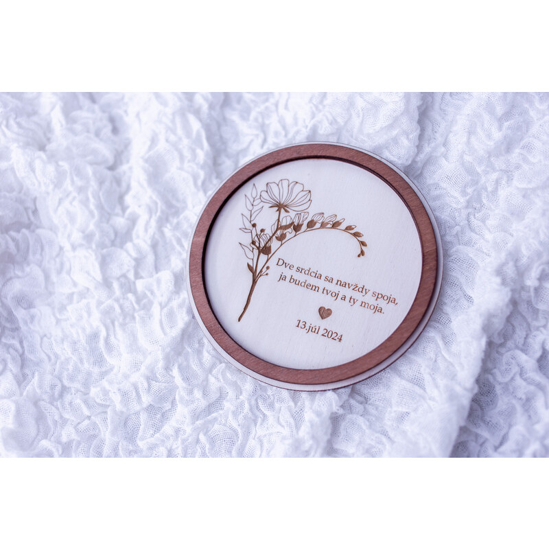 Tanierik na obrúčky kruh Púčiky 57090570