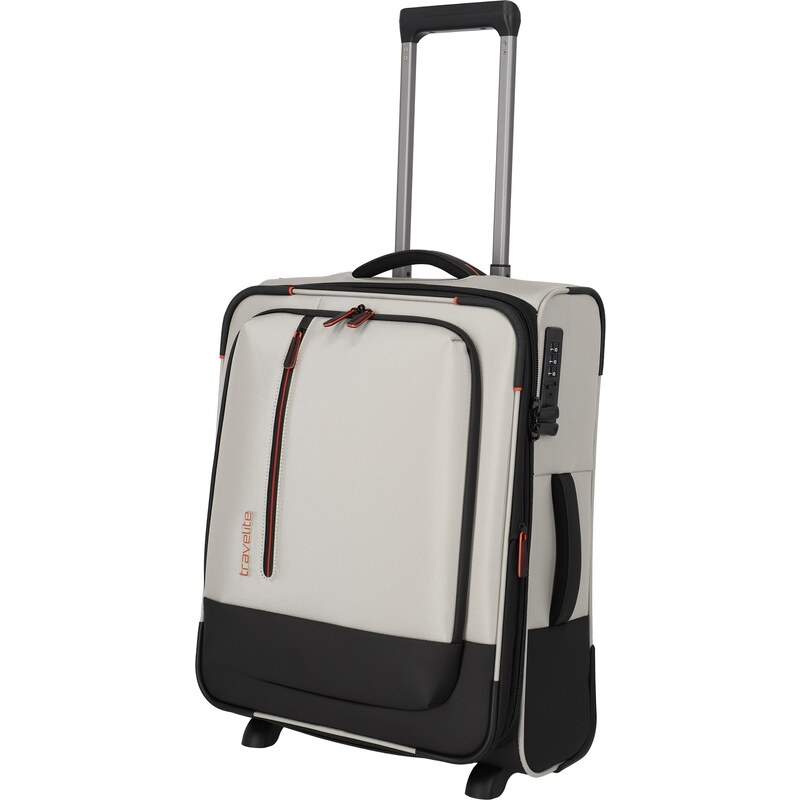 Kufor do lietadla 55x40x20 Travelite Crosslite 5.0 2wexp. White Sand 57092119