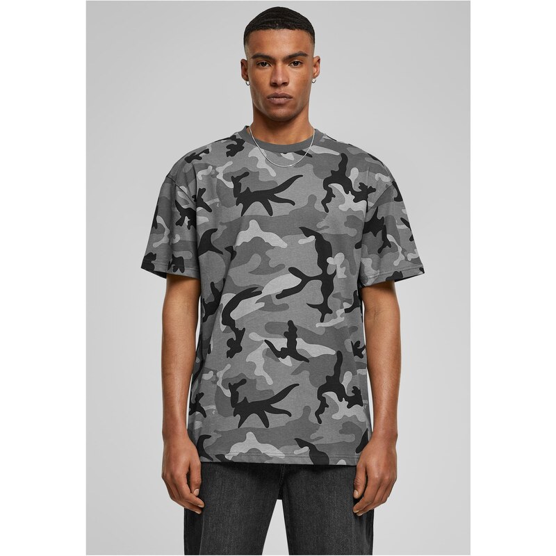 Urban Classics Mens T-shirt Heavy Oversized Camo Tee dark camouflage 57059928