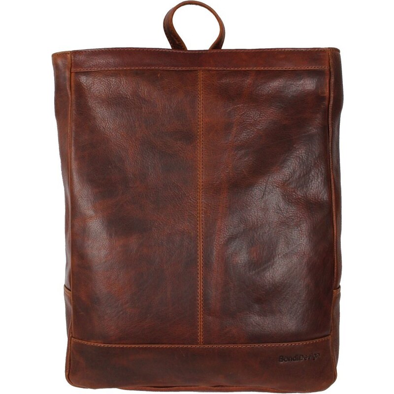 Sendi Design Kožený batoh UNISEX Guliver koňak 55931468