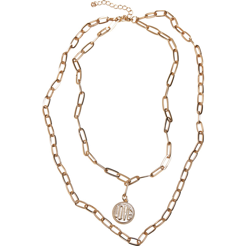 Urban Classics Love Basic Necklace - Gold 57100258