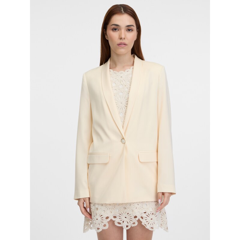 Krémové dámske sako ORSAY 65317367