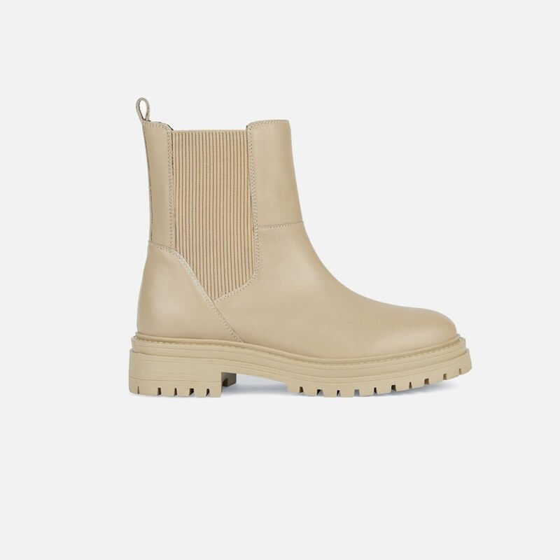 Beige womens ankle boots Geox Iridea - Womens 57125113