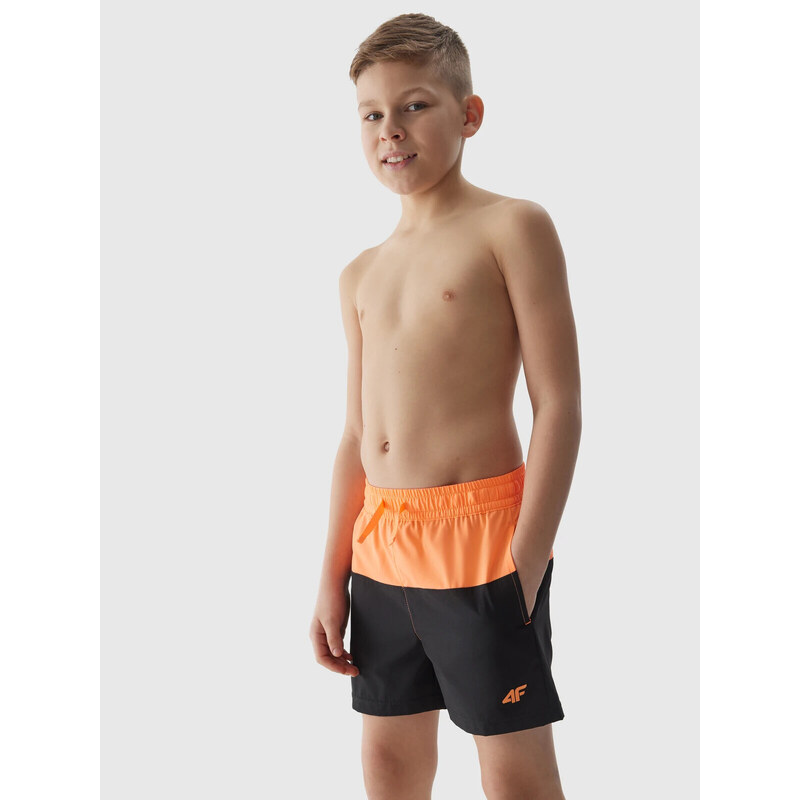 4F Boys Boardshorts Beach Shorts - Orange 57120875