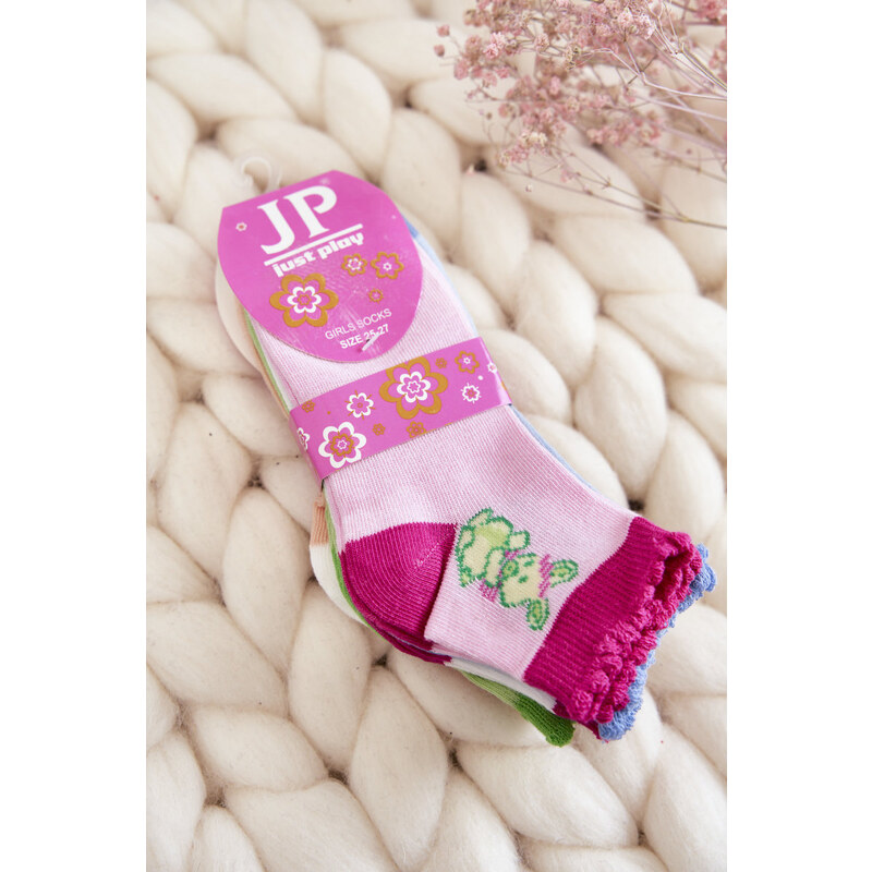 Just Play Mládežné ponožky s králičím 5-pakovým multikolor 50661981