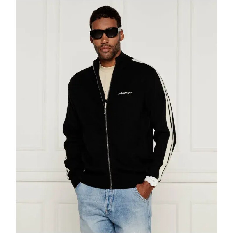 Palm Angels Sveter TRACK | Regular Fit | s prímesou vlny a kašmíru 61740330