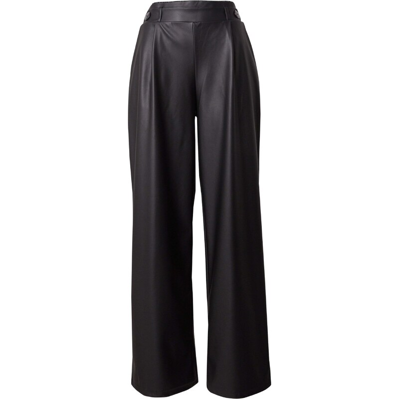 JDY Plisované nohavice JDYSoya Geggo čierna 57166001