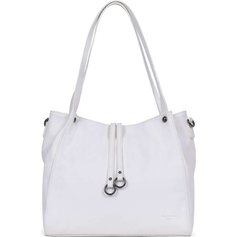 Dámska kabelka Hexagona Kalla - biela 48227115