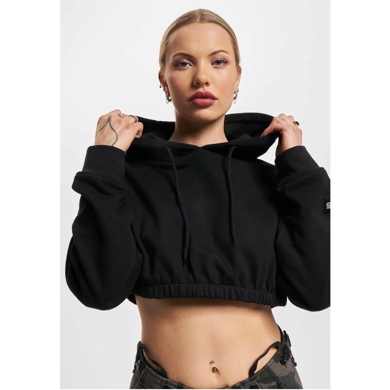 Dangerous DNGRS Womens cropped sweatshirt EvilFuture black 57139274
