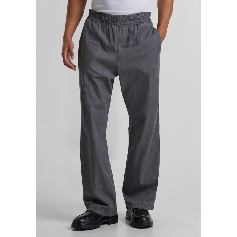 Urban Classics Mens Oversized Lightweight Jeans - Grey 57141778