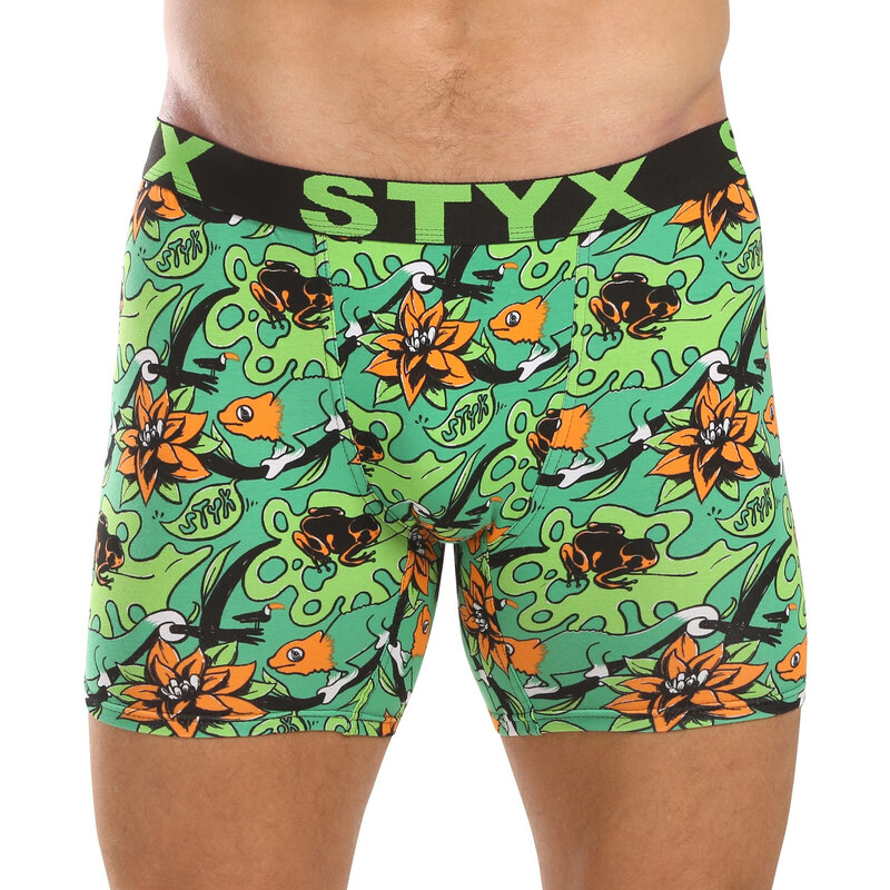 Pánske boxerky Styx long art športová guma tropic (UN1557) 61485141
