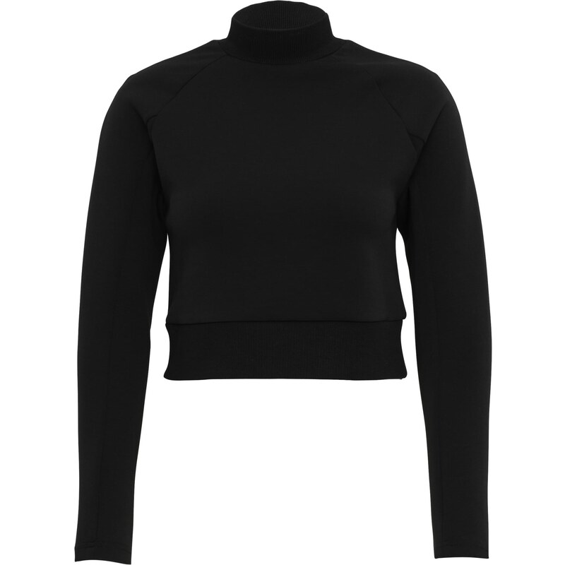 Urban Classics Womens cropped hoodie without hood with stand-up collar 50660488