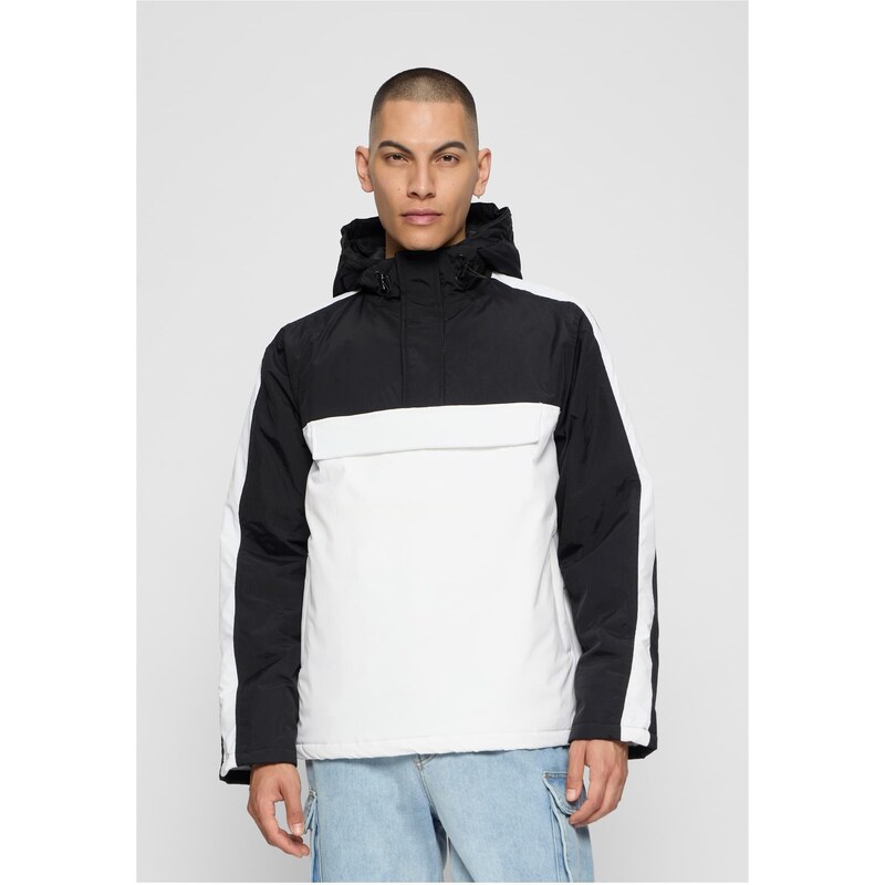 Urban Classics Mens pull-over jacket with hood white/black 57140264