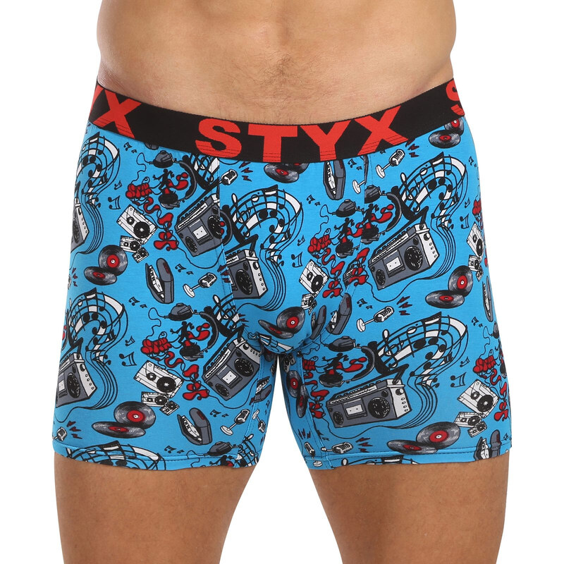 Pánske boxerky Styx long art športová guma hudba (UN1558) 57148042