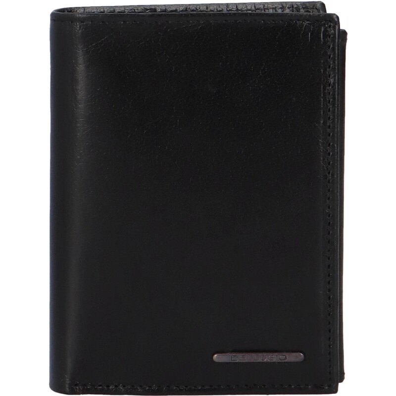Pánska kožená peňaženka čierna - Bellugio Sevim čierna 57220027