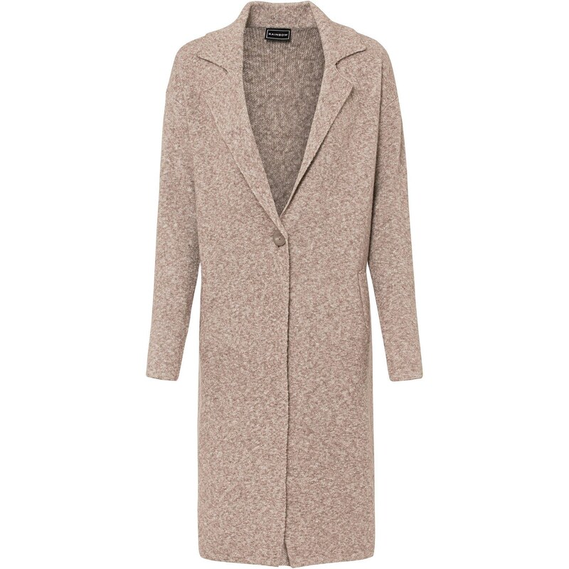 bonprix Pletený kabát, farba hnedá 44791173