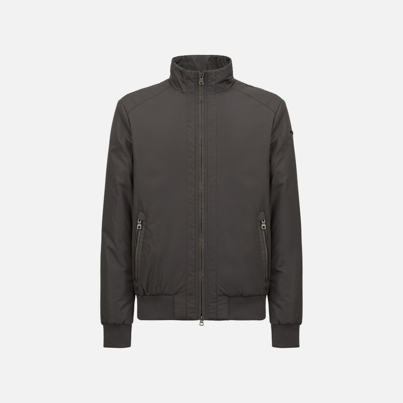 Grey Mens Jacket Geox Damiano - Mens 57157351