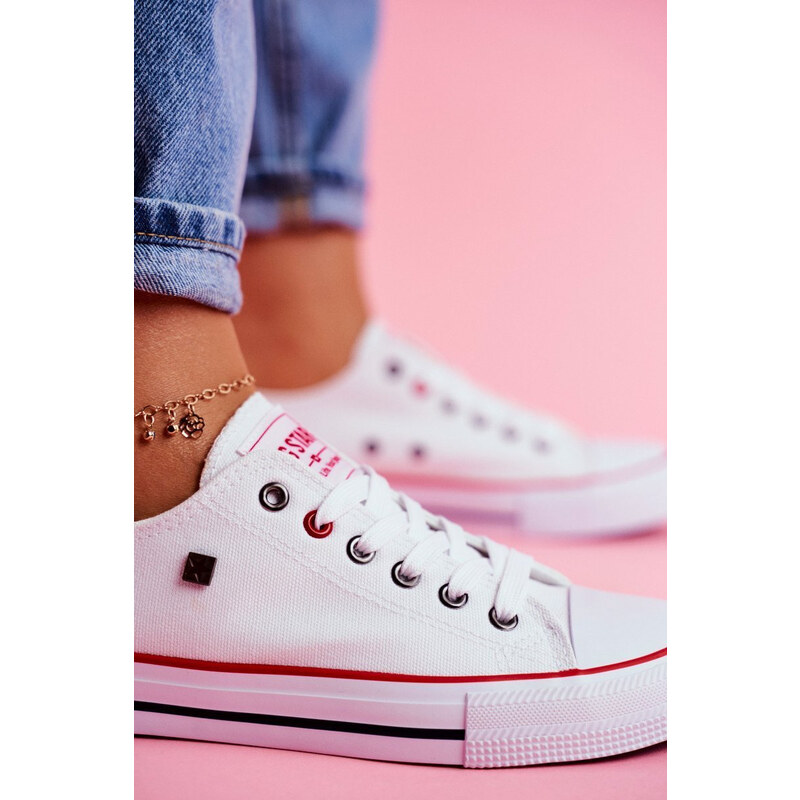 BIG STAR SHOES Dámske biele tenisky Big Star