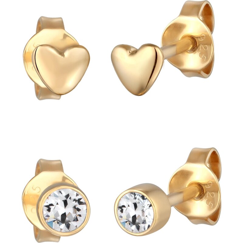 ELLI Náušnice Herz zlatá 57165550