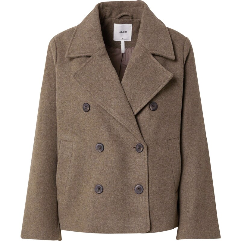 OBJECT Prechodná bunda OBJKeily hnedá melírovaná 57946241