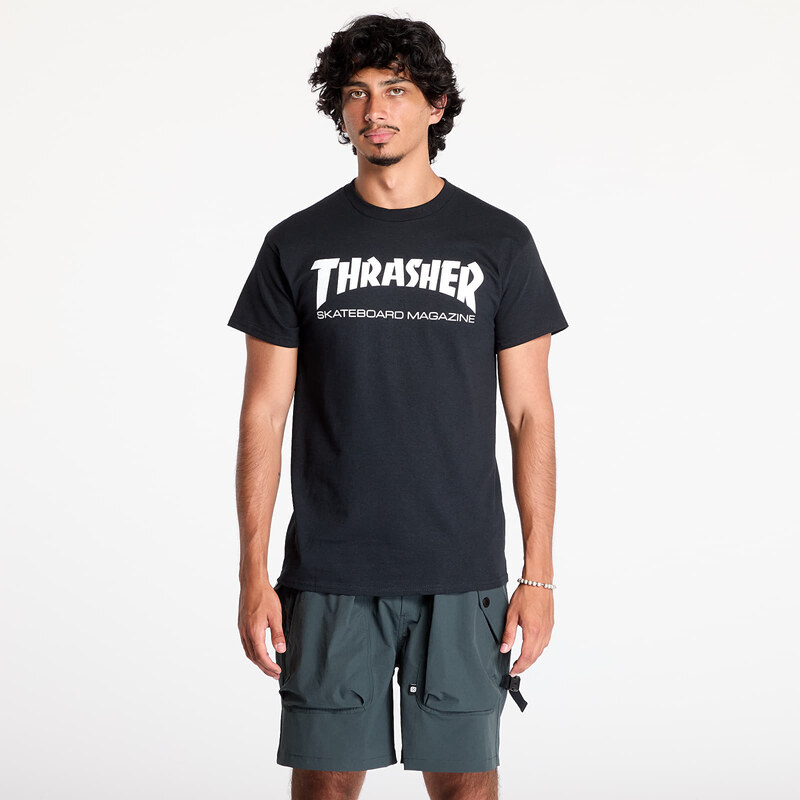 Tričko Thrasher Skate Magazine T-Shirt Black S 56655628