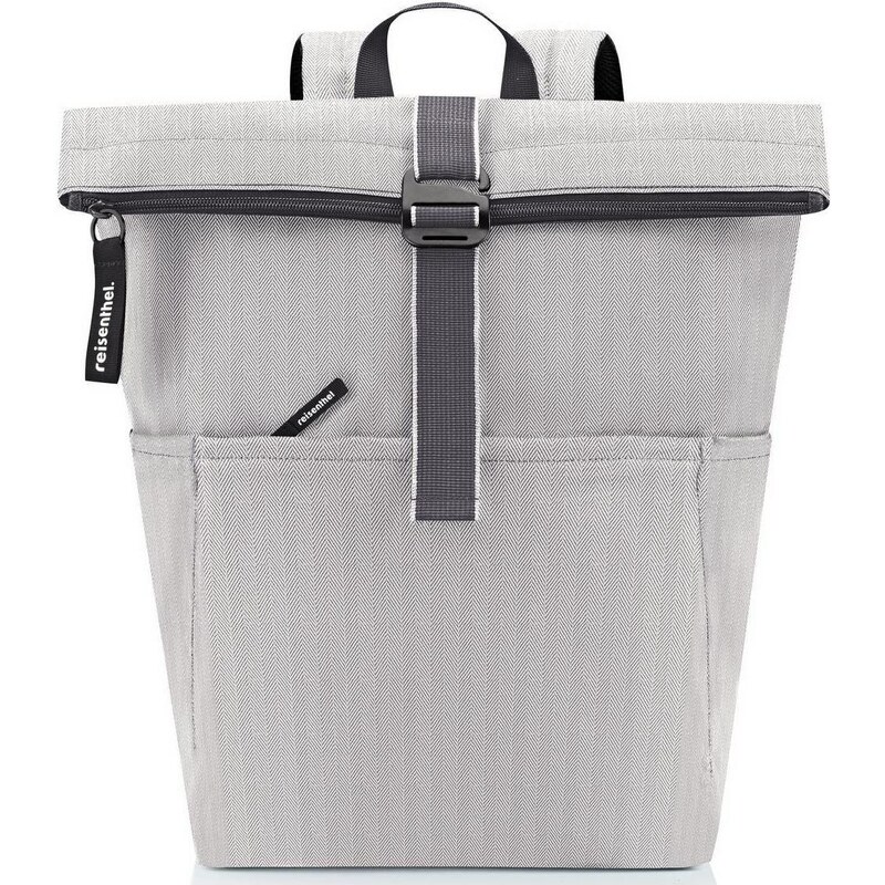 Roll-up batoh Reisenthel Rolltop Backpack Herringbone Grey 57172608