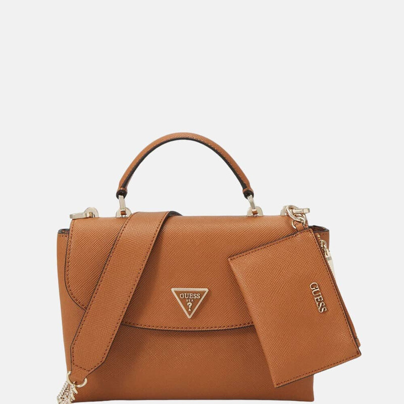 Hnědá kabelka Guess Eco Craig 55991 57174093
