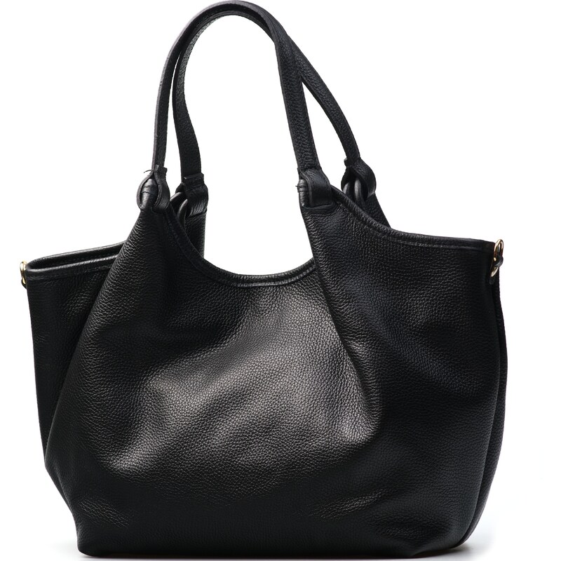 Blaire Kožená kabelka Eden čierna 64987659