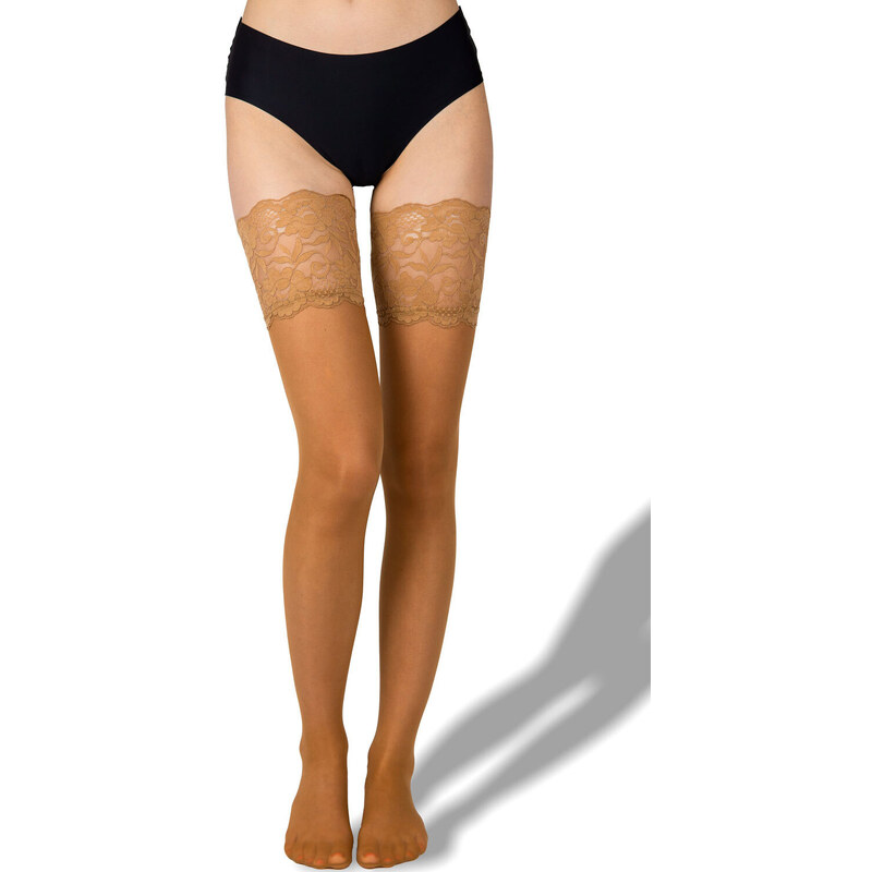 Glara Čipkové samodržiace sexi pančuchy 57185345