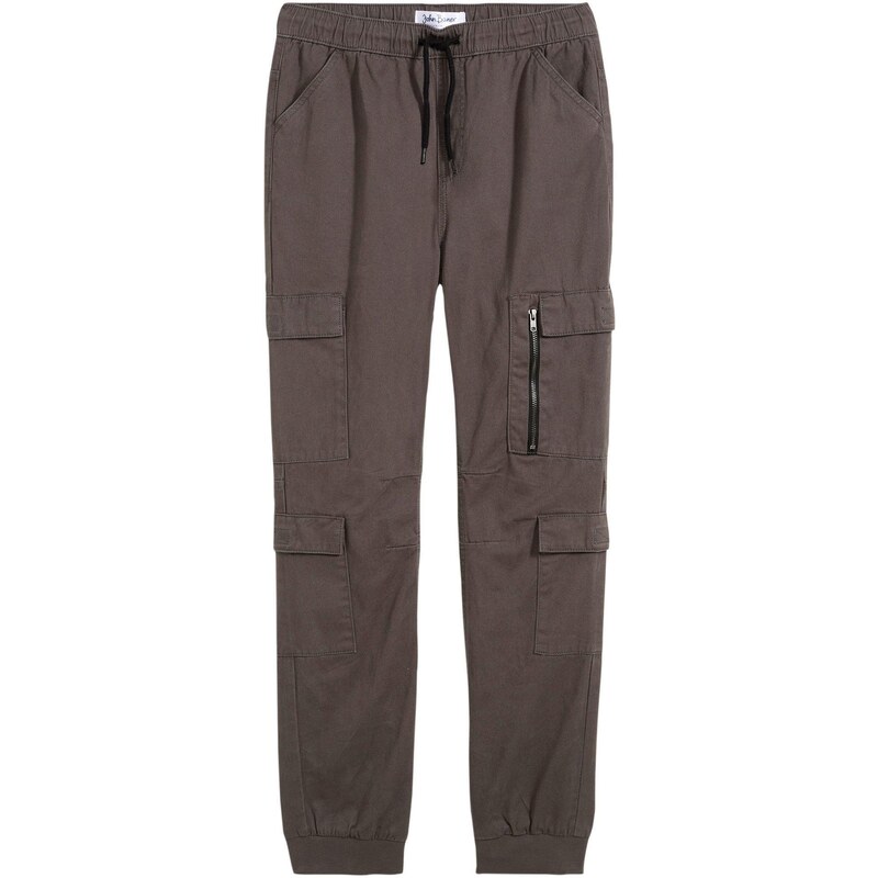 bonprix Kapsáčové nohavice, Regular Fit, z čistej bavlny, farba šedá 57185773