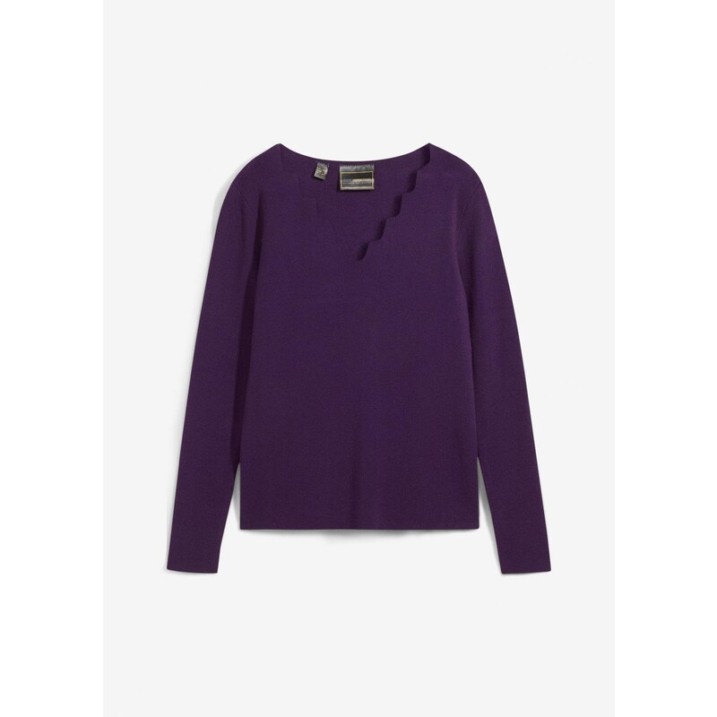 bonprix Jemne pletený pulóver z mäkkého viskózového mixu, farba 57156505