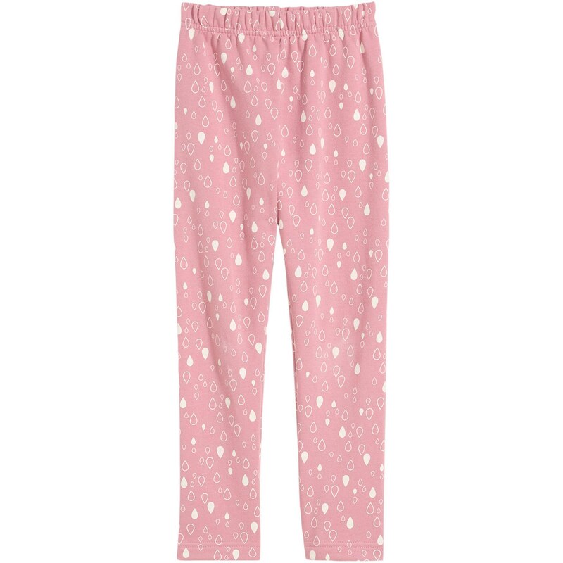 bonprix Dievčenské termo legíny z bio bavlny, farba ružová 57185837