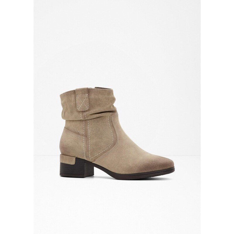 bonprix Kovbojské krátke čižmy Jana, s pohodlnou šírkou, farba hnedá 57156676