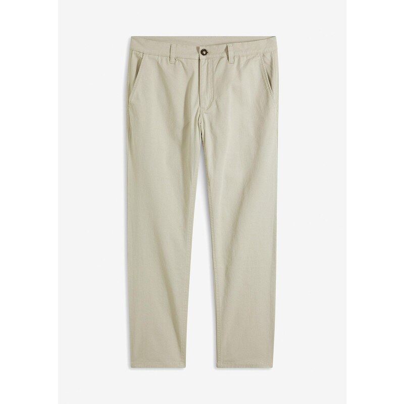 bonprix Chino nohavice, Relaxed Fit, strečové, s bio bavlnou, rovné, 57156893