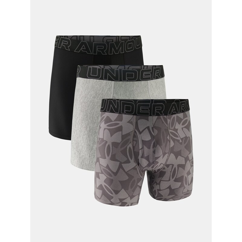 Under Armour Mens Boxers M UA Perf Tech Nov 6in - 3pk - Mens 57186415