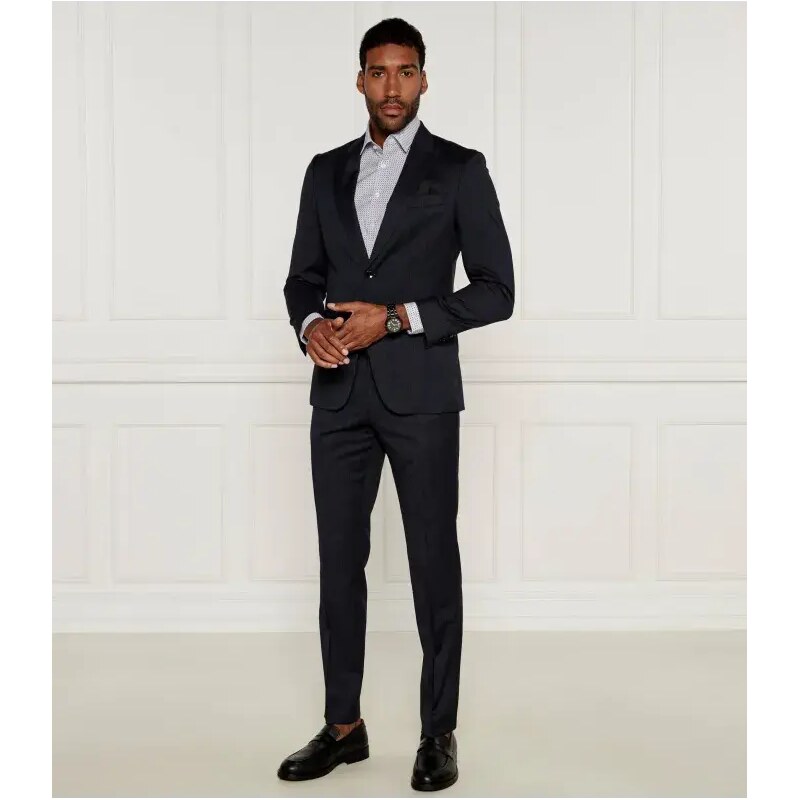 BOSS BLACK Vlnený oblek H-Huge-2Pcs-Peak | Slim Fit 57278395
