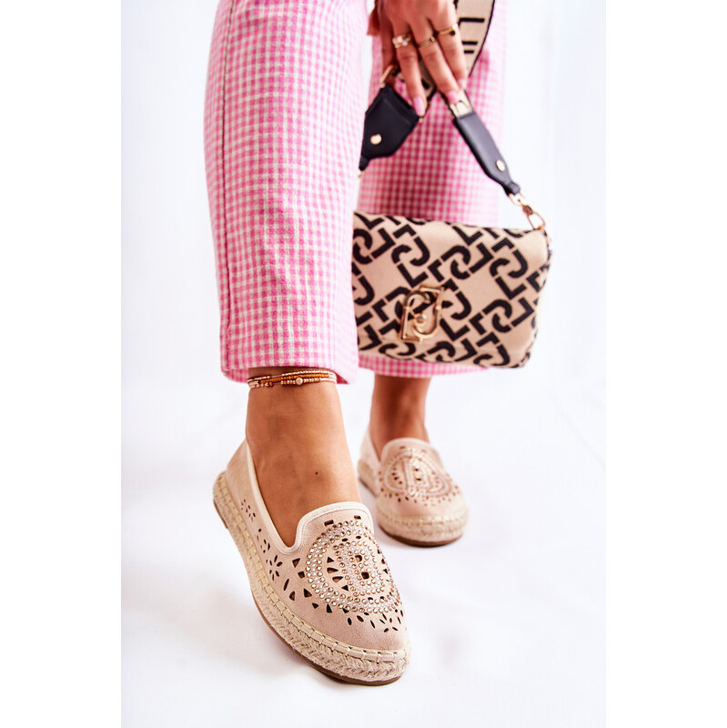 S. BARSKI Dámske espardilky Kesi Beige 33980538