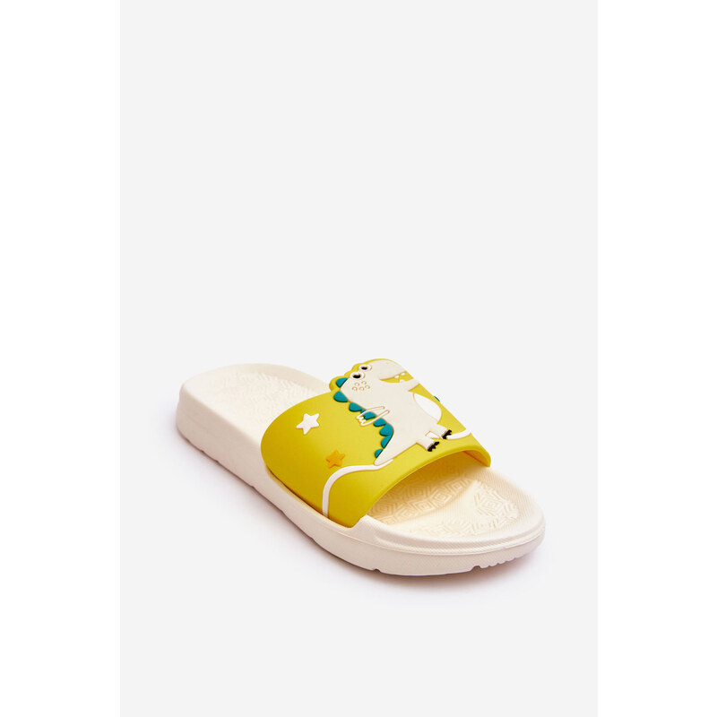 Boto Detský béžový béžový bernis dinosaur žabky 65362090