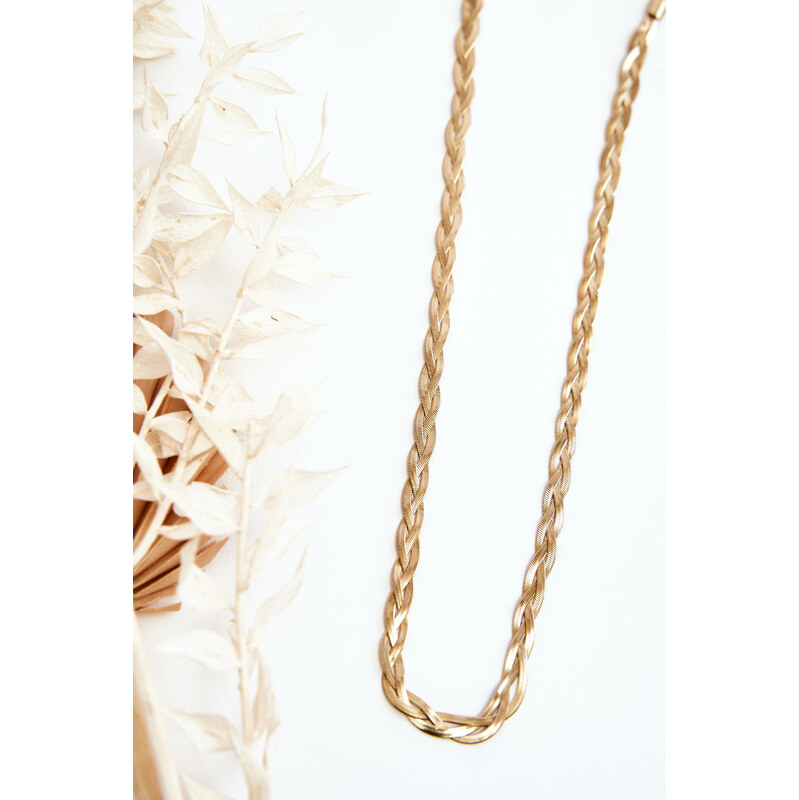 Glam Chic Elegantný zlatý náhrdelník 67241556